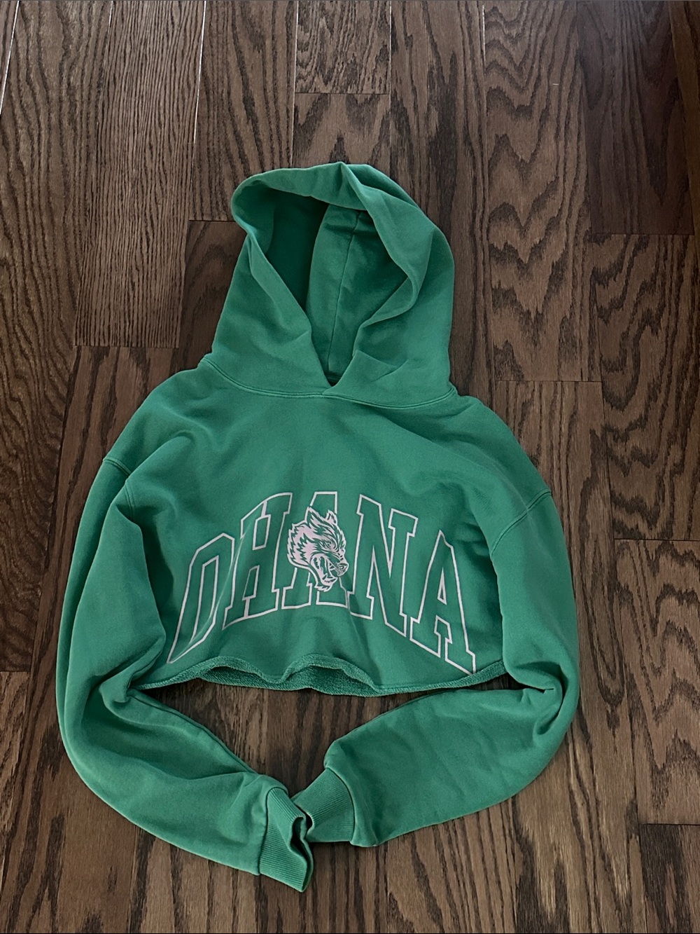 Darc Sport Green Cropped OHANA Hoodie